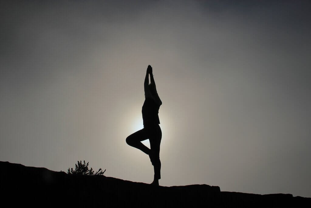 Image of person practicing Yoga